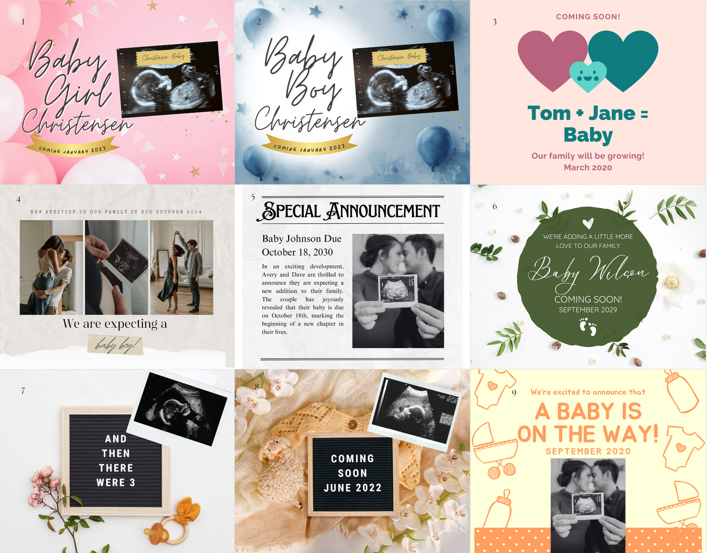 Pregnancy Announcement Magnet (Small)