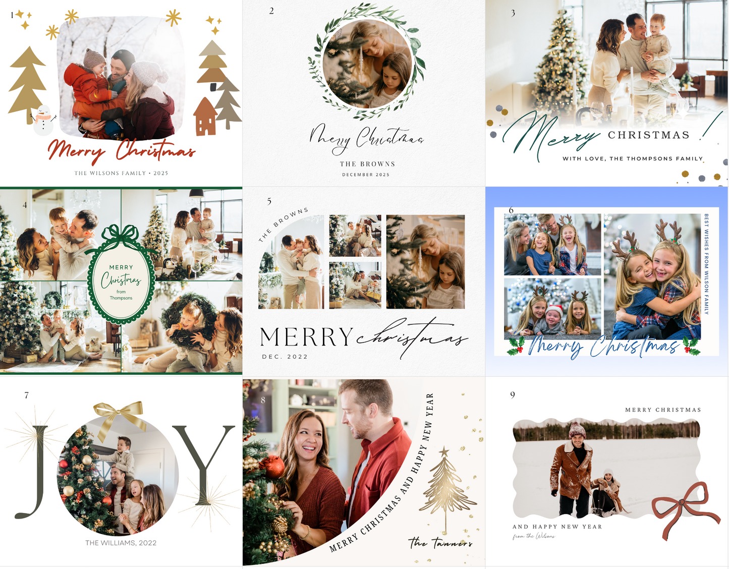 Christmas Card Magnet (Small)