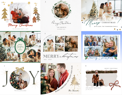 Christmas Card Magnet (Small)