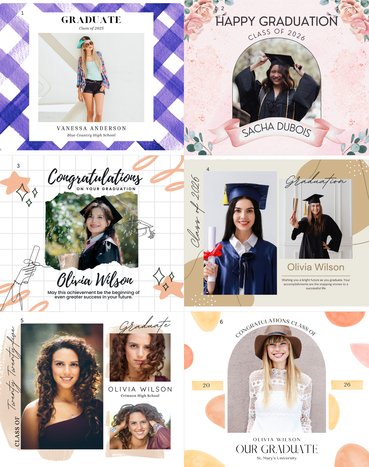 Graduation Announcement Magnet (Large)