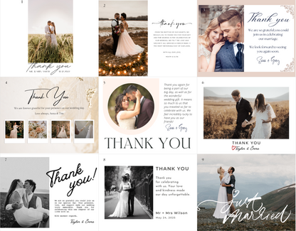 Wedding Thank You Magnet (Small)