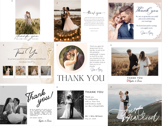 Wedding Thank You Magnet (Small)