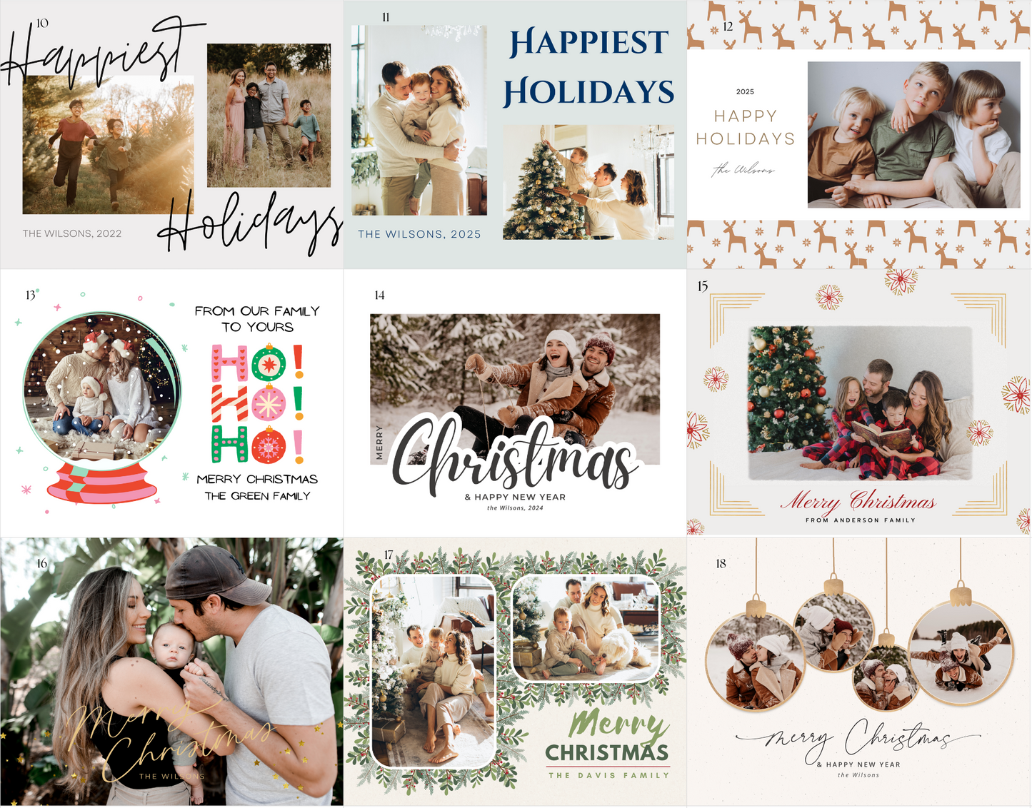 Christmas Card Magnet (Small)