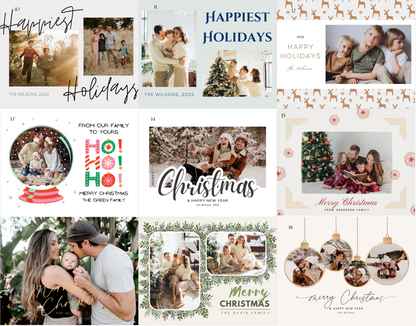 Christmas Card Magnet (Small)