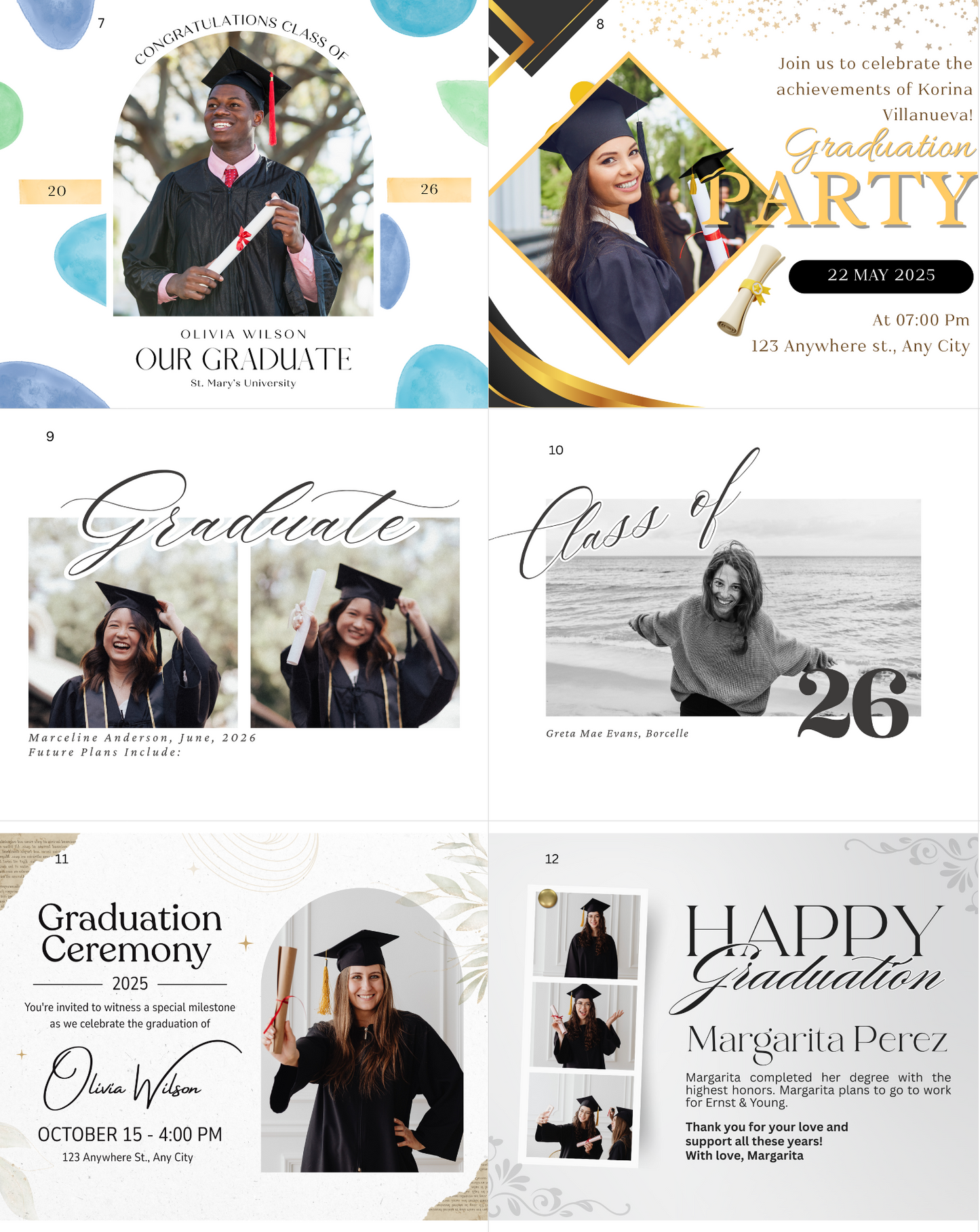 Graduation Announcement Magnet (Large)