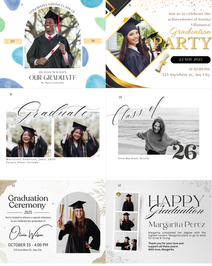 Graduation Announcement Magnet (Large)