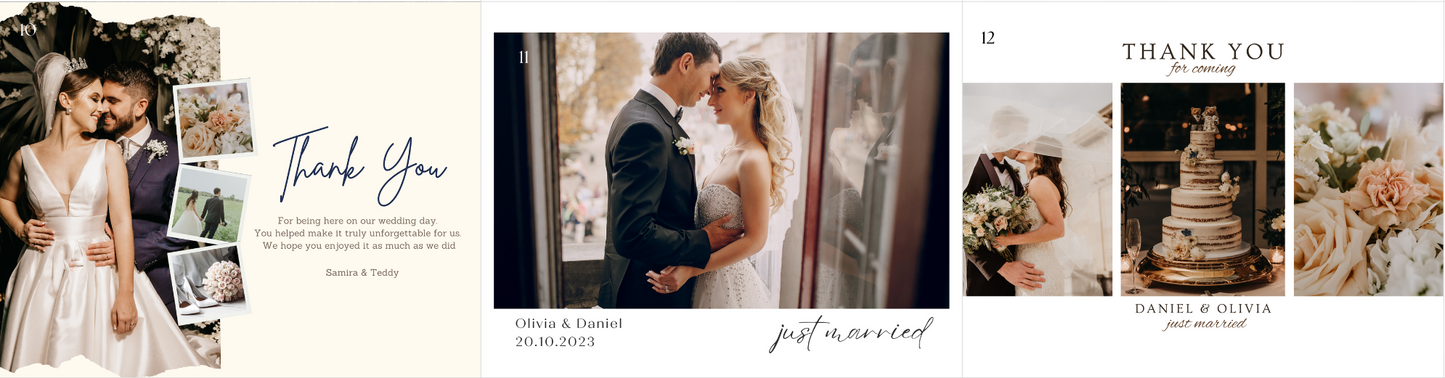 Wedding Thank You Magnet (Small)