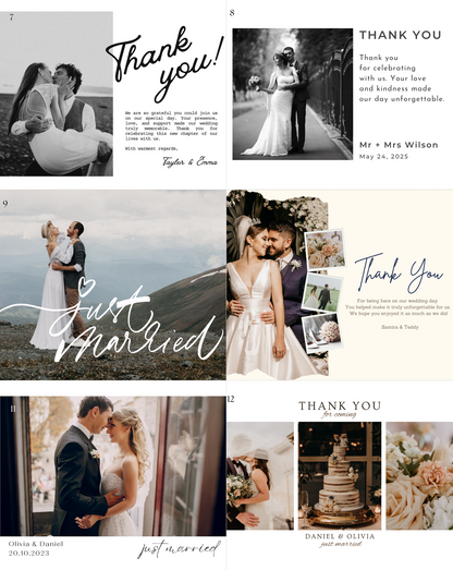 Wedding Thank You Magnet (Large)