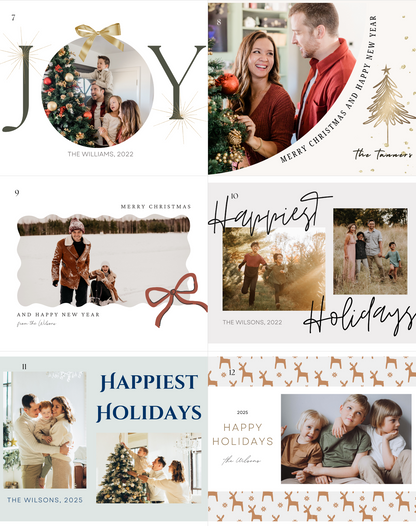 Christmas Card Magnet (Large)