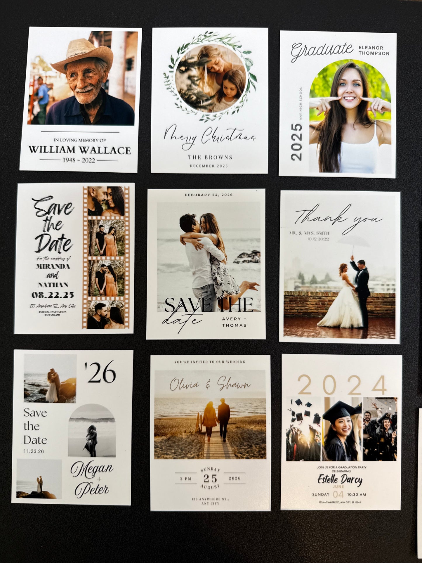 Value Vinyl Announcement Templates 4"